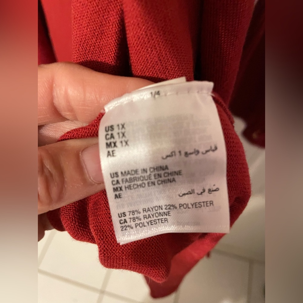 Jm Collection Plus Size Button-Sleeve Cardigan - image 7